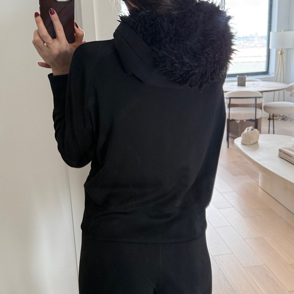 Y-3 Black Cowl Neck Sweater